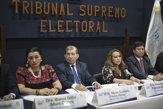 Top tribunal certifies Guatemala's election result minutes after another court suspends party | iNFOnews.ca