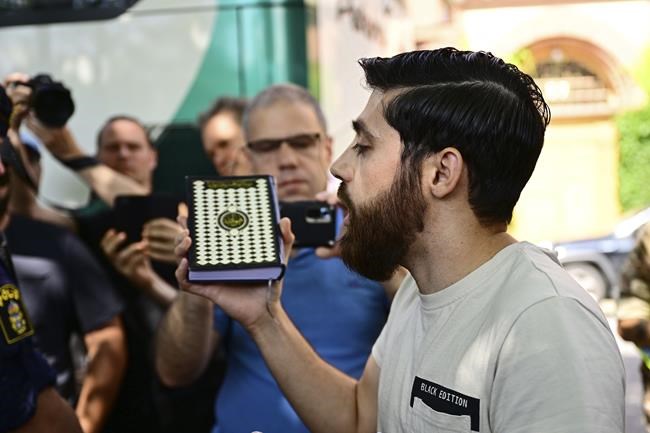 The man who threatened to burn holy books outside the Israeli Embassy in Sweden abandons the plan | iNFOnews.ca The man who threatened to burn holy books outside the Israeli Embassy in Sweden abandons the plan | iNFOnews.ca
