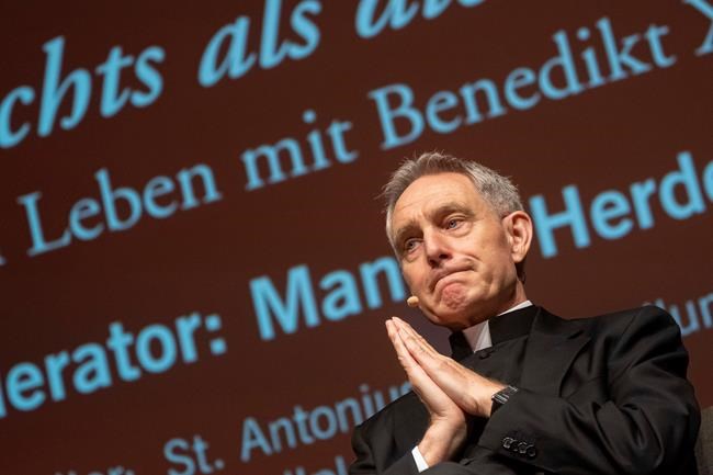 Pope Benedict's ex-secretary won't get a permanent job in his new German archdiocese | iNFOnews.ca Pope Benedict's ex-secretary won't get a permanent job in his new German archdiocese | iNFOnews.ca