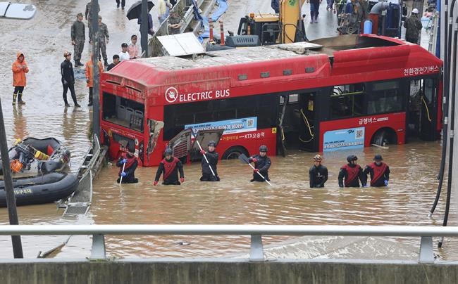 South Korea's death toll from destructive rainstorm grows to 40 as workers search for survivors | iNFOnews.ca South Korea's death toll from destructive rainstorm grows to 40 as workers search for survivors | iNFOnews.ca