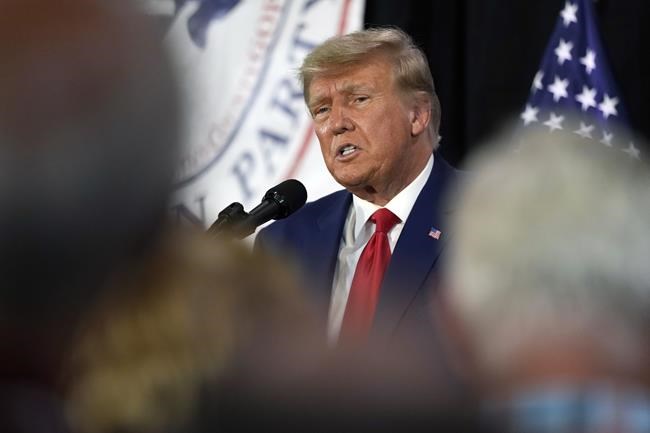 Trump is notified he's a target of the US criminal probe into efforts to overturn the 2020 election | iNFOnews.ca