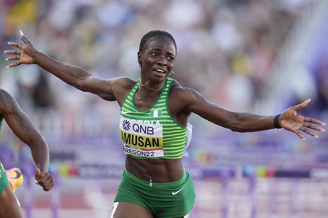 Tobi Amusan, women's record holder in 100 hurdles, charged with missing 3 drug tests | iNFOnews.ca