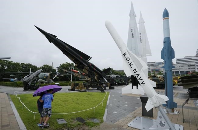North Korea fires 2 short-range missiles into the sea as US docks nuclear submarine in South Korea | iNFOnews.ca North Korea fires 2 short-range missiles into the sea as US docks nuclear submarine in South Korea | iNFOnews.ca