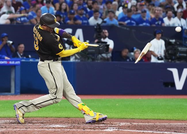 Manny Machado's two-run single enough for Padres in 2-0 win over Blue Jays | iNFOnews.ca
