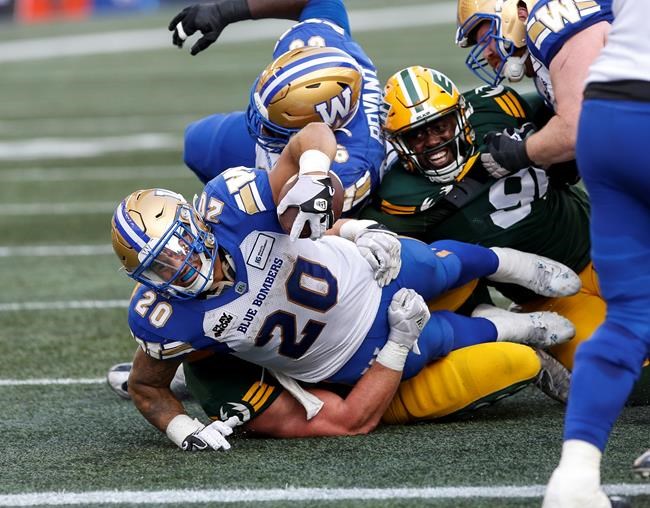 Winnipeg Blue Bombers wear down Edmonton Elks in 28-14 victory | iNFOnews.ca