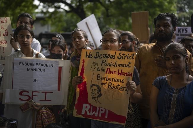 India's Parliament rocked by protests for a third day over ethnic violence in remote state | iNFOnews.ca