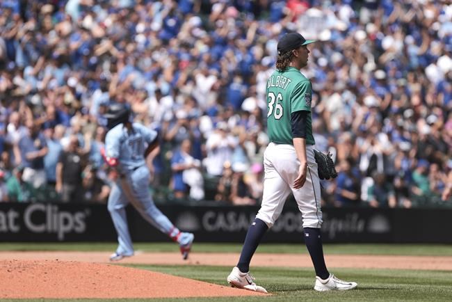Mariners score 5 in seventh, rally past Blue Jays 9-8 | iNFOnews.ca Mariners score 5 in seventh, rally past Blue Jays 9-8 | iNFOnews.ca