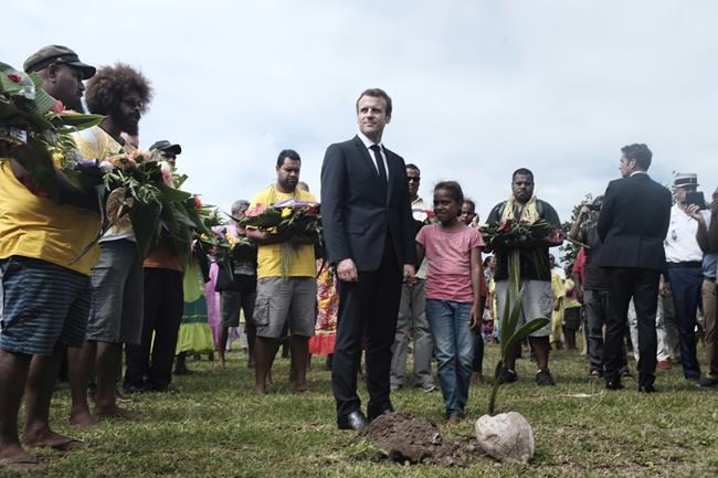 Macron promotes French interests on a trip to South Pacific where US-China rivalry is intensifying | iNFOnews.ca
