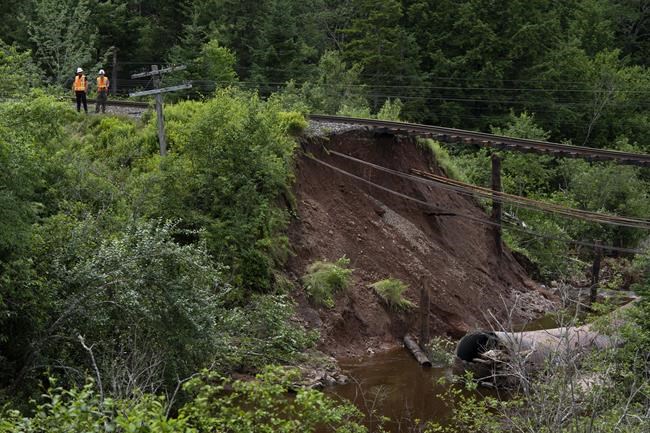 Flooding in Nova Scotia washes out CN Rail track, disrupting train traffic | iNFOnews.ca Flooding in Nova Scotia washes out CN Rail track, disrupting train traffic | iNFOnews.ca