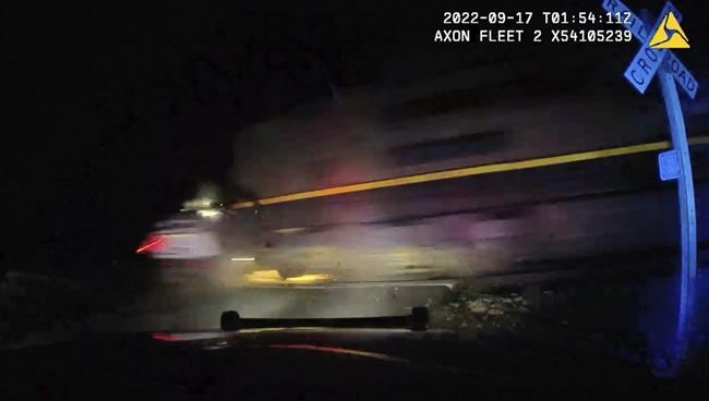 Colorado officer who put suspect in car hit by train found guilty of reckless endangerment | iNFOnews.ca Colorado officer who put suspect in car hit by train found guilty of reckless endangerment | iNFOnews.ca