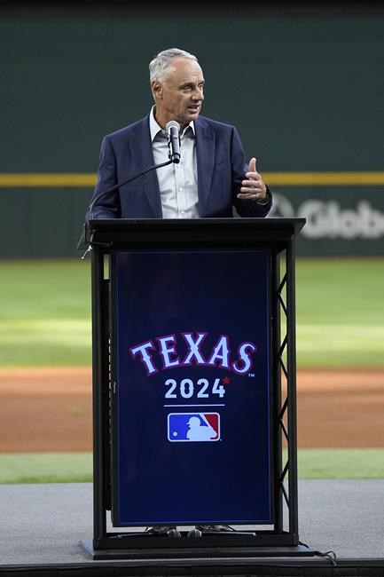 Rob Manfred's term as baseball commissioner extended until 2029 by MLB owners | iNFOnews.ca