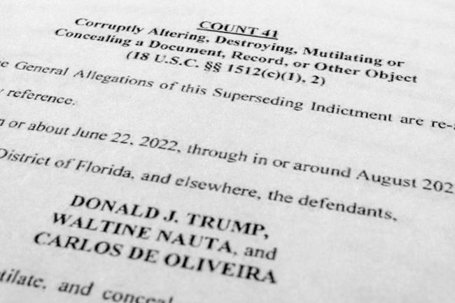 Prosecutors say witness in Trump's classified documents case retracted false testimony | iNFOnews.ca Prosecutors say witness in Trump's classified documents case retracted false testimony | iNFOnews.ca