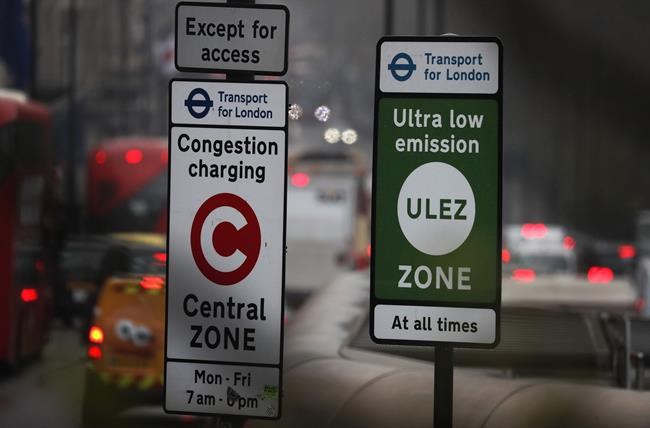 A pollution tax on older cars can be extended to London's suburbs after a British court ruling | iNFOnews.ca