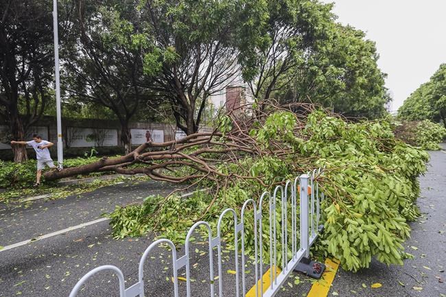 Typhoon Doksuri is downgraded to tropical storm status as it leaves southern China | iNFOnews.ca Typhoon Doksuri is downgraded to tropical storm status as it leaves southern China | iNFOnews.ca