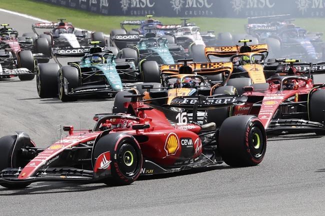 Verstappen wins Belgian GP to extend huge F1 lead, Red Bull teammate Perez second | iNFOnews.ca