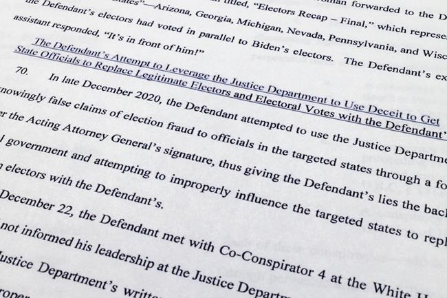 The election-meddling indictment against Trump is sprawling. Here's a breakdown of the case | iNFOnews.ca The election-meddling indictment against Trump is sprawling. Here's a breakdown of the case | iNFOnews.ca