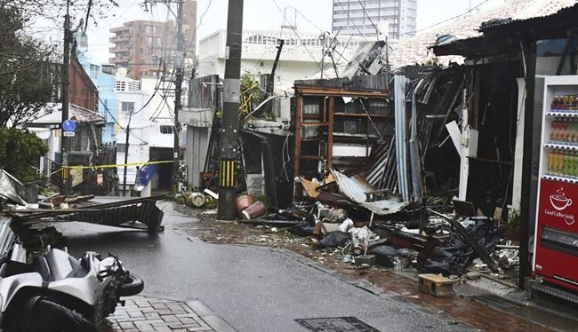 A powerful typhoon pounds Japan's Okinawa and injures more than 30 people as it moves toward China | iNFOnews.ca A powerful typhoon pounds Japan's Okinawa and injures more than 30 people as it moves toward China | iNFOnews.ca