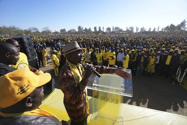 Zimbabwe's opposition leader tells AP intimidation is forcing voters to choose ruling party or death | iNFOnews.ca Zimbabwe's opposition leader tells AP intimidation is forcing voters to choose ruling party or death | iNFOnews.ca