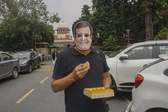 India's top court temporarily halts conviction of opposition leader for mocking Modi's surname | iNFOnews.ca