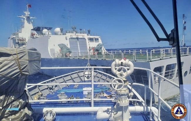 Philippine military condemns Chinese coast guard's use of water cannon on its boat in disputed sea | iNFOnews.ca Philippine military condemns Chinese coast guard's use of water cannon on its boat in disputed sea | iNFOnews.ca