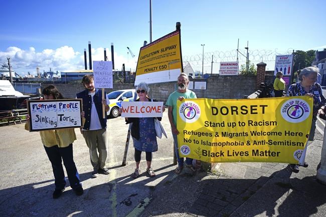 The UK government moves asylum-seekers to a barge moored off southern England in a bid to cut costs | iNFOnews.ca The UK government moves asylum-seekers to a barge moored off southern England in a bid to cut costs | iNFOnews.ca