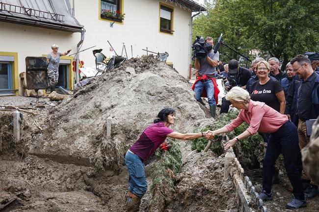 EU leader promises aid and support to flood-ravaged Slovenia during visit | iNFOnews.ca EU leader promises aid and support to flood-ravaged Slovenia during visit | iNFOnews.ca