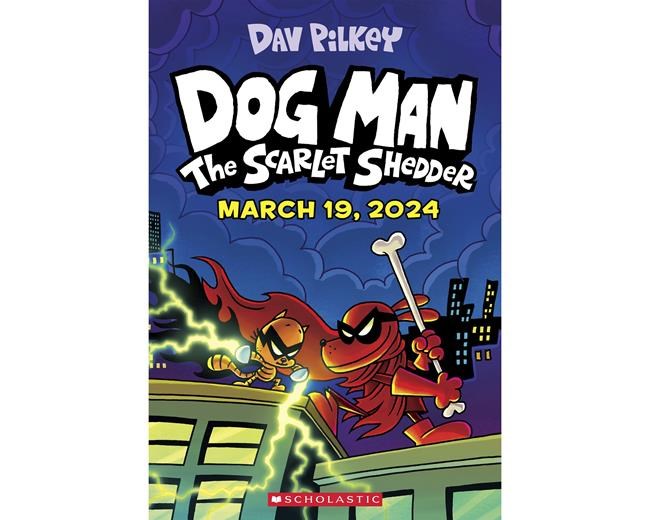 Children's author Dav Pilkey has shameless title for next 'Dog Man' book, 'The Scarlet Shedder' | iNFOnews.ca
