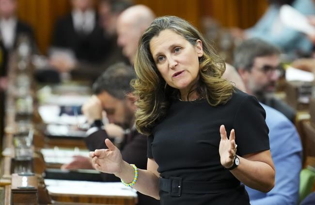 Freeland touts home savings account, notes limits to addressing housing crisis | iNFOnews.ca