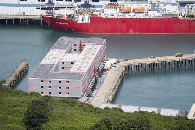 Britain's barge for asylum seekers faces new setback as legionella bacteria found in water system | iNFOnews.ca