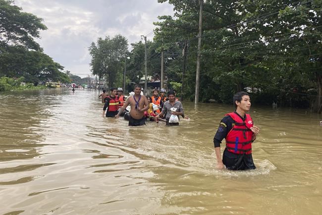 Floods triggered by monsoon rains in Myanmar have killed 5 people, displaced 60,000 since mid-July | iNFOnews.ca