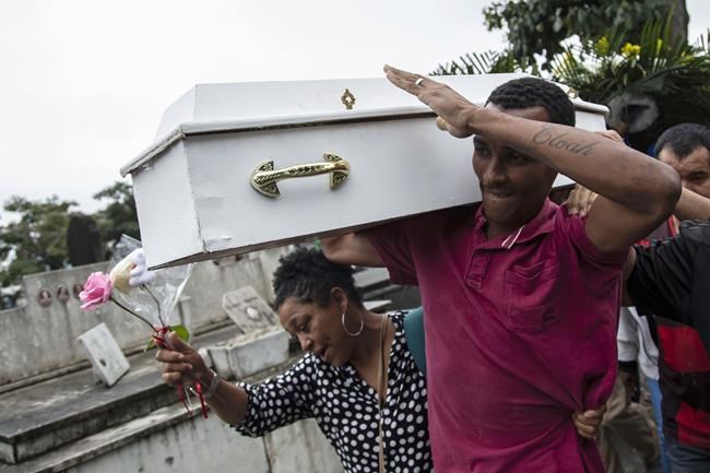 5-year-old buried in Rio after being killed during protest against police violence | iNFOnews.ca