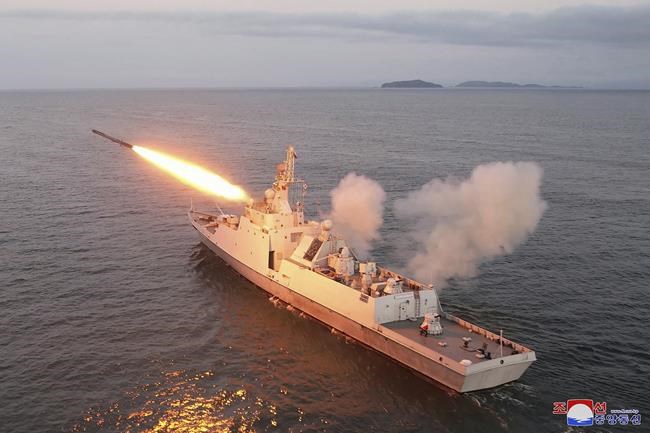 North Korea's Kim watches cruise missile launches as US, South Korean troops begin annual drills | iNFOnews.ca