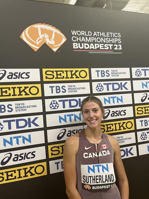 Canada's Sutherland advances to women's 400 hurdles semifinals at world championships | iNFOnews.ca