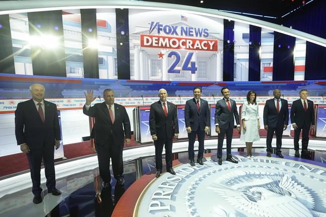 Republican candidates fight each other, and mostly line up behind Trump, at the first debate | iNFOnews.ca Republican candidates fight each other, and mostly line up behind Trump, at the first debate | iNFOnews.ca