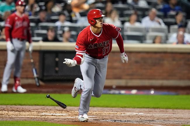 Shohei Ohtani doubles to key 2-run inning as designated hitter vs Mets after tearing elbow ligament | iNFOnews.ca Shohei Ohtani doubles to key 2-run inning as designated hitter vs Mets after tearing elbow ligament | iNFOnews.ca