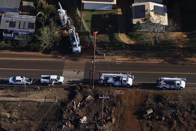 Bare electrical wire and leaning poles on Maui were possible cause of deadly fires | iNFOnews.ca