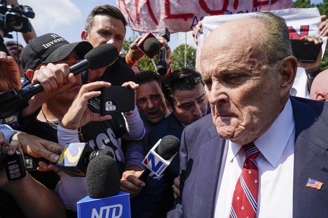 Rudy Giuliani pleads not guilty in Georgia election case, won't attend arraignment hearing | iNFOnews.ca