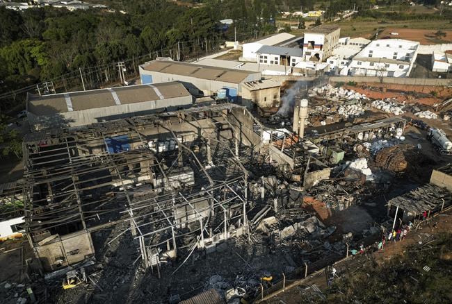 Metal factory explosion in Brazil kills 4 and injures at least 30 | iNFOnews.ca