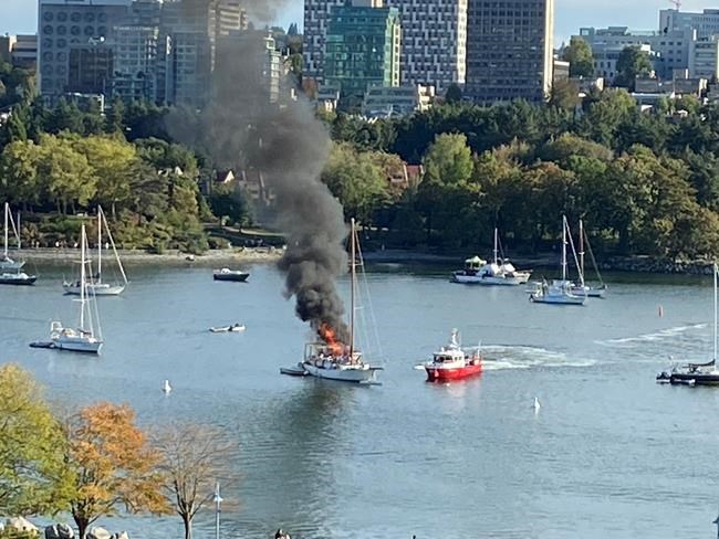 Boat fire injures one, sends plume of smoke over Vancouver's False Creek | iNFOnews.ca Boat fire injures one, sends plume of smoke over Vancouver's False Creek | iNFOnews.ca