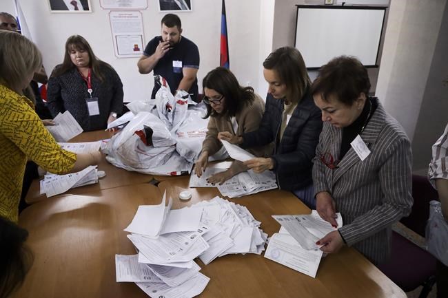 Russia says ruling party wins most votes in Ukrainian regions it occupies. West calls elections sham | iNFOnews.ca Russia says ruling party wins most votes in Ukrainian regions it occupies. West calls elections sham | iNFOnews.ca