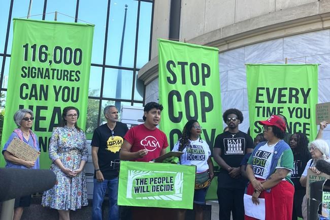 'Stop Cop City' petition campaign in limbo after signatures presented to Atlanta officials | iNFOnews.ca