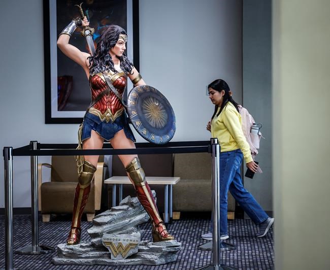 'Everybody loves Wonder Woman': Calgary college displays statue of iconic superhero | iNFOnews.ca