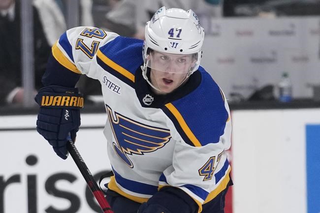 Defenseman Torey Krug injured his right foot while training for the coming season, Blues say | iNFOnews.ca