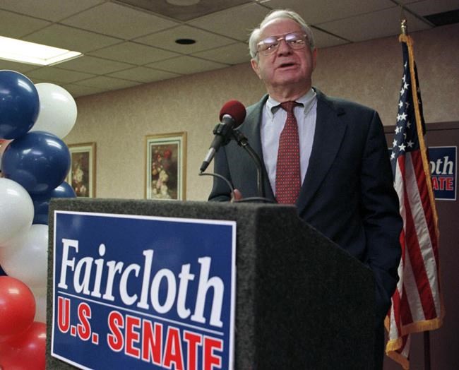 Former North Carolina US Sen. Lauch Faircloth dies at 95 | iNFOnews.ca Former North Carolina US Sen. Lauch Faircloth dies at 95 | iNFOnews.ca