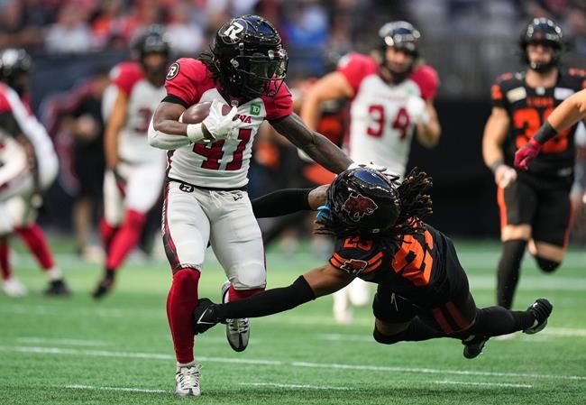 Whitehead hauls in game-winner as B.C. stages comeback to beat Ottawa 41-37 | iNFOnews.ca Whitehead hauls in game-winner as B.C. stages comeback to beat Ottawa 41-37 | iNFOnews.ca