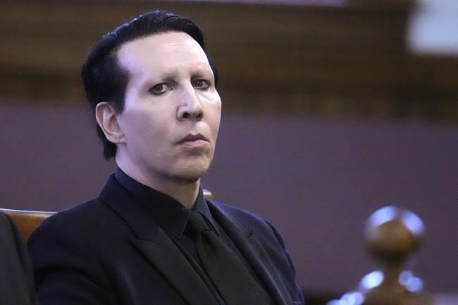 Marilyn Manson pleads no contest to blowing nose on videographer, gets fine, community service | iNFOnews.ca
