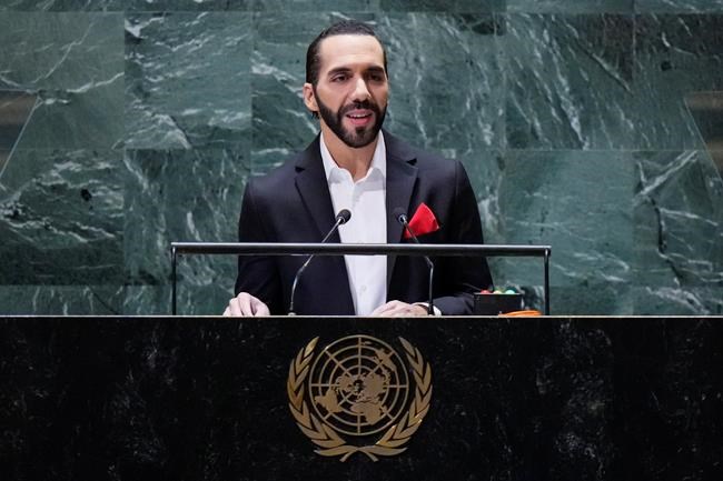 El Salvador's leader, criticized internationally for gang crackdown, tells UN it was the right thing | iNFOnews.ca