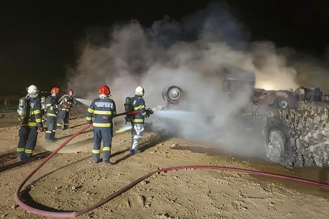 Gas explosion and fire at highway construction site in Romania kills 4 and injures 5 | iNFOnews.ca Gas explosion and fire at highway construction site in Romania kills 4 and injures 5 | iNFOnews.ca