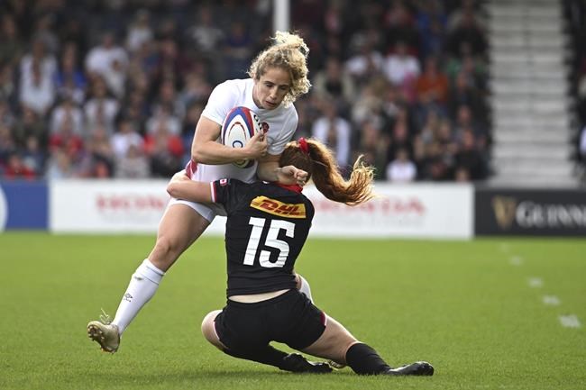 Canada women rally after slow start but can't catch England in 50-24 rugby loss | iNFOnews.ca