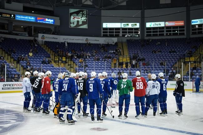 Canucks face off against each other in team scrimmage ahead of pre-season opener | iNFOnews.ca Canucks face off against each other in team scrimmage ahead of pre-season opener | iNFOnews.ca